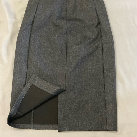 Liverpool Bia Pencil Skirt Gray Tweed Textured Stretch Pull On Women’s S… - Picture 3 of 10